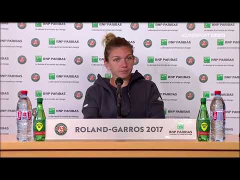 Simona Halep | Press Conference QF | RG17