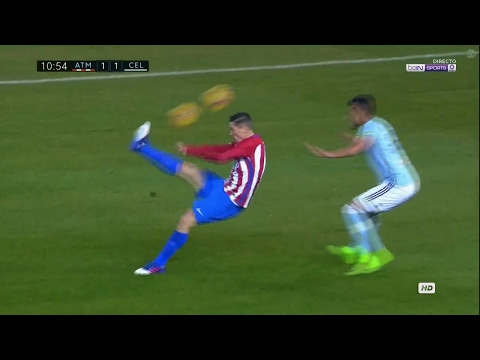 Fernando Torres Amazing Goal - Atletico Madrid vs Celta Vigo 1-1 - 12/02/2017 HD