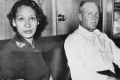 January 1965: Mildred Loving and her husband Richard Loving, who left their home state to avoid a jail sentence. 