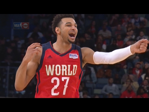 NBA All-Star Rising Stars Challenge World vs USA! Jamal Murray MVP