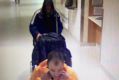 Police are seeking to identify these two men in connection to an aggravated burglary at Canberra Hospital.