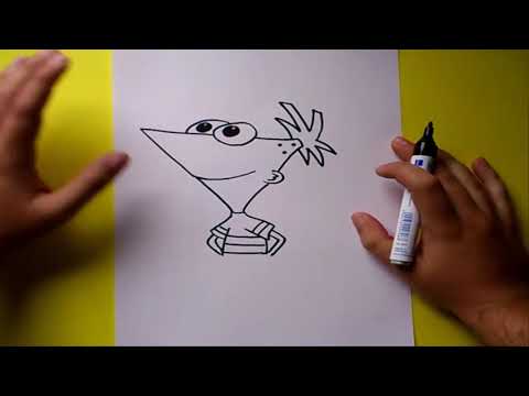 Como dibujar a Phineas paso a paso - Phineas y Ferb | How to draw Phineas - Phineas y Ferb