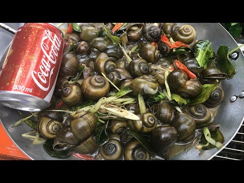 Unbelievable Cooking Snail with Coca Cola in Cambodia - The Best Snail Recipe You Never See