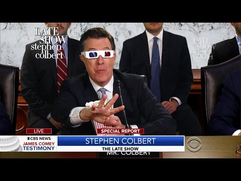 James Comey's Testimony Featuring Stephen Colbert