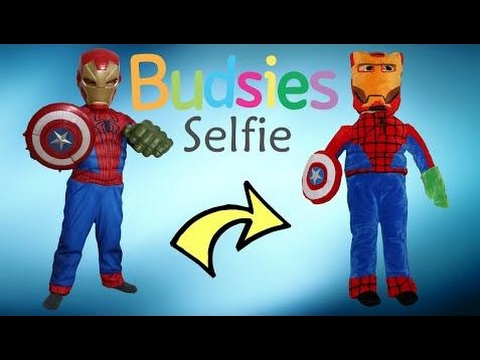 Budsies Selfie Superhero Mash-Up Unboxing Huggable Kids Plush Toys With Superman Ckn Toys