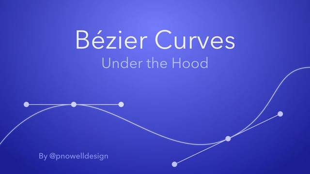 Cubic Bezier Curves - Under the Hood