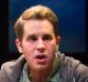 Laura Dreyfuss and Ben Platt in the Pasek and Paul musical Dear Evan Hansen at the Second Stage Theatre in New York.