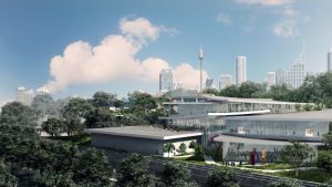 An artist's impression of the Sydney Modern project.