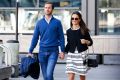 James Matthews and Pippa Middleton - wearing THOSE espadrilles - in Sydney on Wednesday.