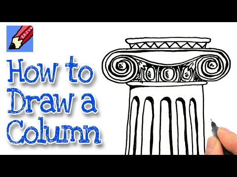 How to draw an Ionic Column Real Easy