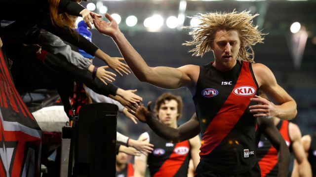 Essendon skipper Dyson Heppell.