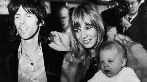 Rolling Stones guitarist Keith Richards is reunited with girlfriend with Anita Pallenberg and their son, Marlon on his ...