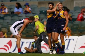 Nathan Vardy is loving life at the West Coast Eagles. 