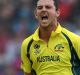 Josh Hazlewood in action against England.