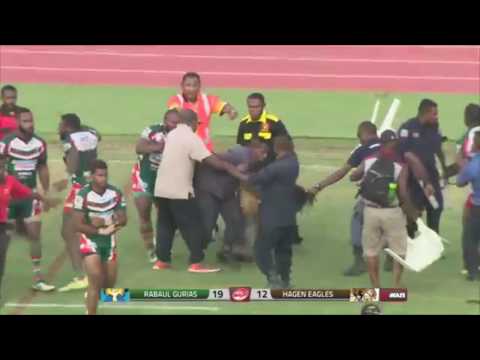 PNG Digicel Cup Brawl (PNG Rugby league fights 2016)...Full HD...