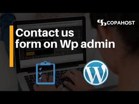 How to insert a Contact Us page in Wordpress