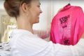 Karlie Kloss finds her first Victoria's Secret Fashion Show robe at her parents' house.