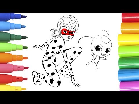 🎨 COLOREANDO LADYBUG 🎨 Coloreamos a ladybug y tikki con rotuladores.