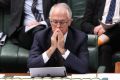 Prime Minister Malcolm Turnbull during question time at Parliament House, Canberra on Tuesday 23 May 2017. Photo: Andrew ...