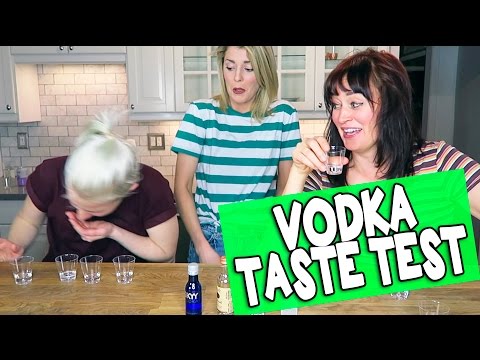 VODKA TASTE TEST // Grace Helbig