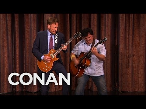 Conan And Jack Black's Guitar Battle  - CONAN on TBS