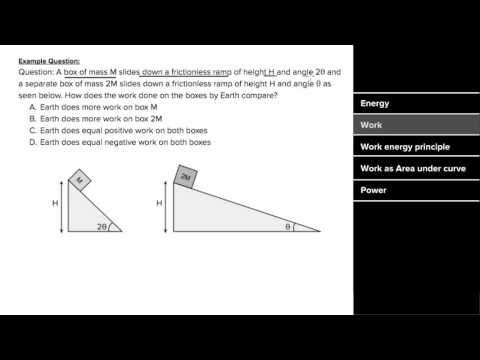 AP Physics 1 review of Energy and Work | Physics | Khan Academy