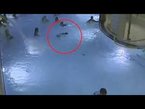 5 Year Old Nearly Drowns In A Crowded Public Swimming Pool, Nobody Notices Him & His Mom Is MIA!