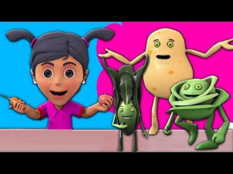 Aloo Bola Mujhko Khalo | 3D Rhymes For Kids | Hindi Poem | Hindi Nursery Song  | आलू बोला मुझको खालो