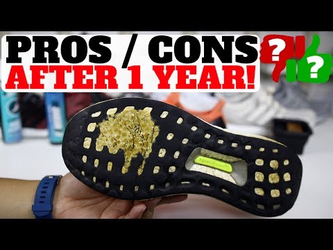 1 YEAR AFTER WEARING ADIDAS ULTRA BOOST!! PROS & CONS!