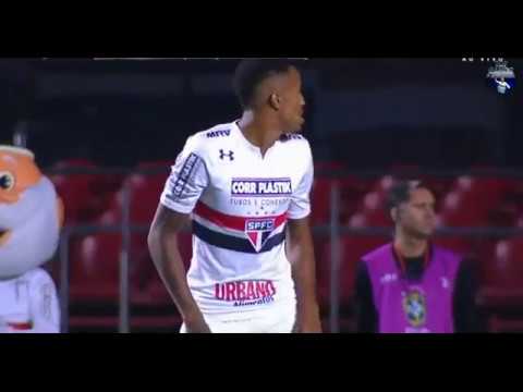 São Paulo 2 x 0 Vitória, Melhores Momentos, 1º tempo, Brasileirão 2017