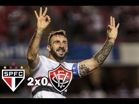 São Paulo 2x0 Vitória - Melhores Momentos e Gols (COMPLETO) Brasileirão 08-06-2017