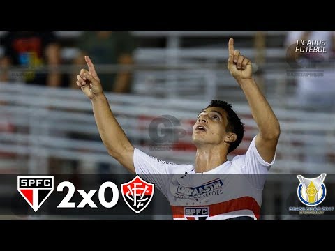 São Paulo 2 x 0 Vitória - Melhores Momentos - Brasileirão 2017