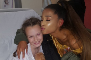 Ariana Grande visits fans in hospital following the Manchester bombing.