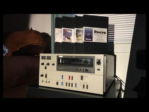 Vintage TV Studio: Sony V0-5600 U-Matic Pro VCR