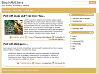 LightBrown Wordpress theme 