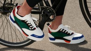 Louboutin launched his latest sneaker at Pitti Uomo,