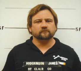 This 1992 photo provided by the St. Clair County Illinois Sheriff's Deparment shows  James T. Hodgkinson.