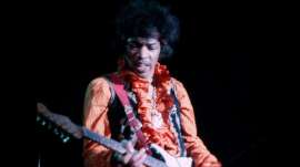 Jimi Hendrix at the 1967 Monterey Pop Festival in D.A. Pennebaker's "Monterey Pop" (1968).