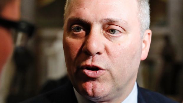 Majority Whip Steve Scalise, who was shot in Wednesday's ambush.