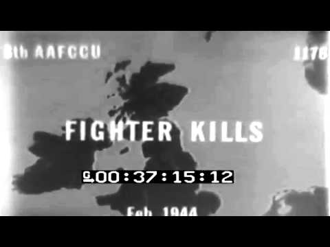 1944 AAF P-38 Gun Camera Film, "Fighter Kills Over Europe," 02/1944 (February 1944)