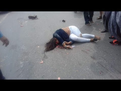 Basundhara Chowk Kathmandu Accident Video Upload By Umesh Dhakal