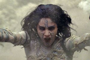 Sofia Boutella is a vengeful Egyptian princess in The Mummy.