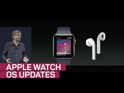 Apple updates its WatchOS with new Siri face (CNET News)