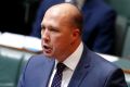 Immigration Minister Peter Dutton took aim at Slater and Gordon over the class action.