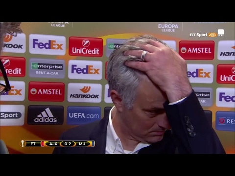 Classic Jose! Mourinho's full interview after Manchester United win the Europa League