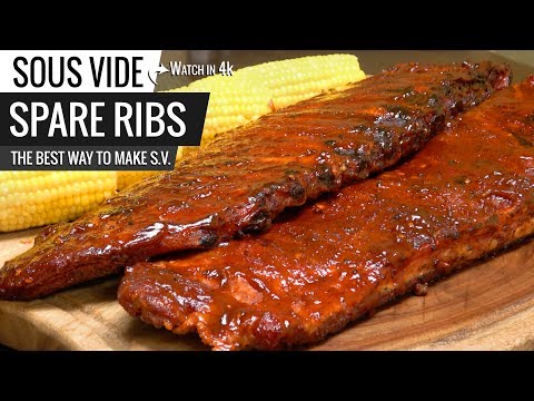 Best Way to Cook SPARE RIBS Sous Vide - How to Smoke ST. LOUIS SPARE RIBS!