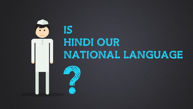 Is Hindi our national Language?