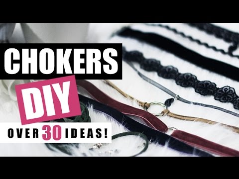 DIY Chokers | 6 Styles! Over 30 Variations! Bolo Wrap, Minimal, Circle, Pendant | Raylene Harvey