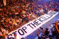 Protesters stage die-in during a rally near the Presidential Palace to denounce the Martial Law declaration of President ...