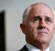 Prime Minister Malcolm Turnbull addresses the media after meeting with recipients of the National Disability Insurance ...